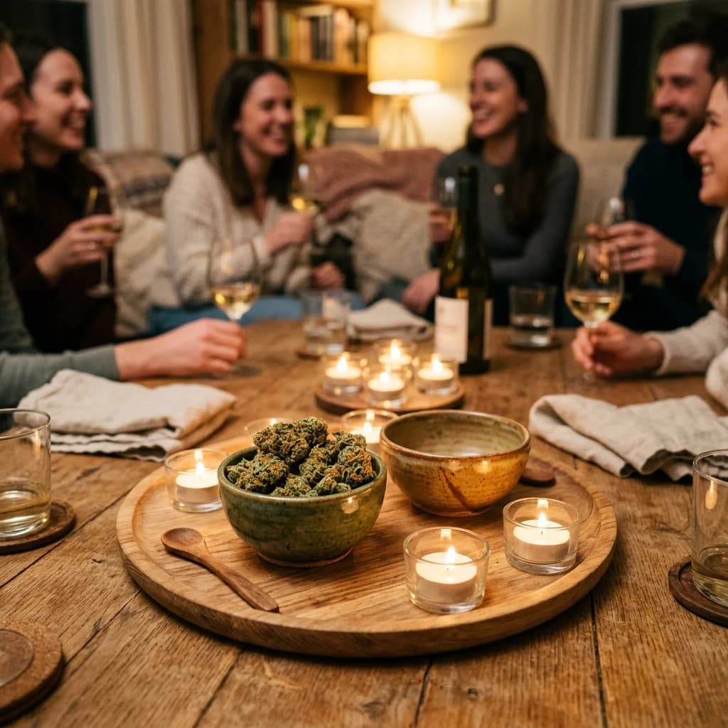 Social cannabis gathering