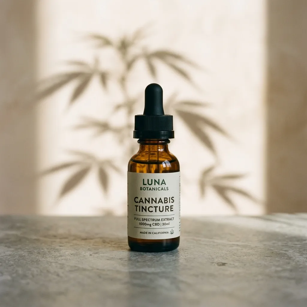 Cannabis tincture and dropper