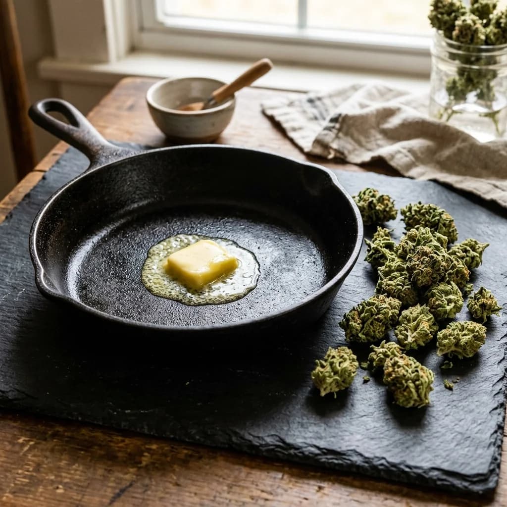 Cannabis cooking ingredients and preparation