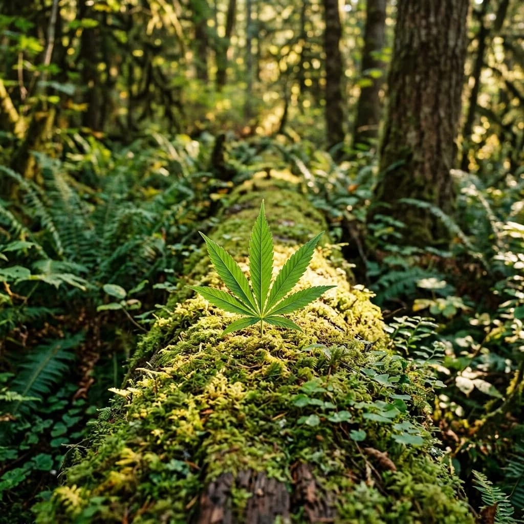 Cannabis and nature outdoor experience