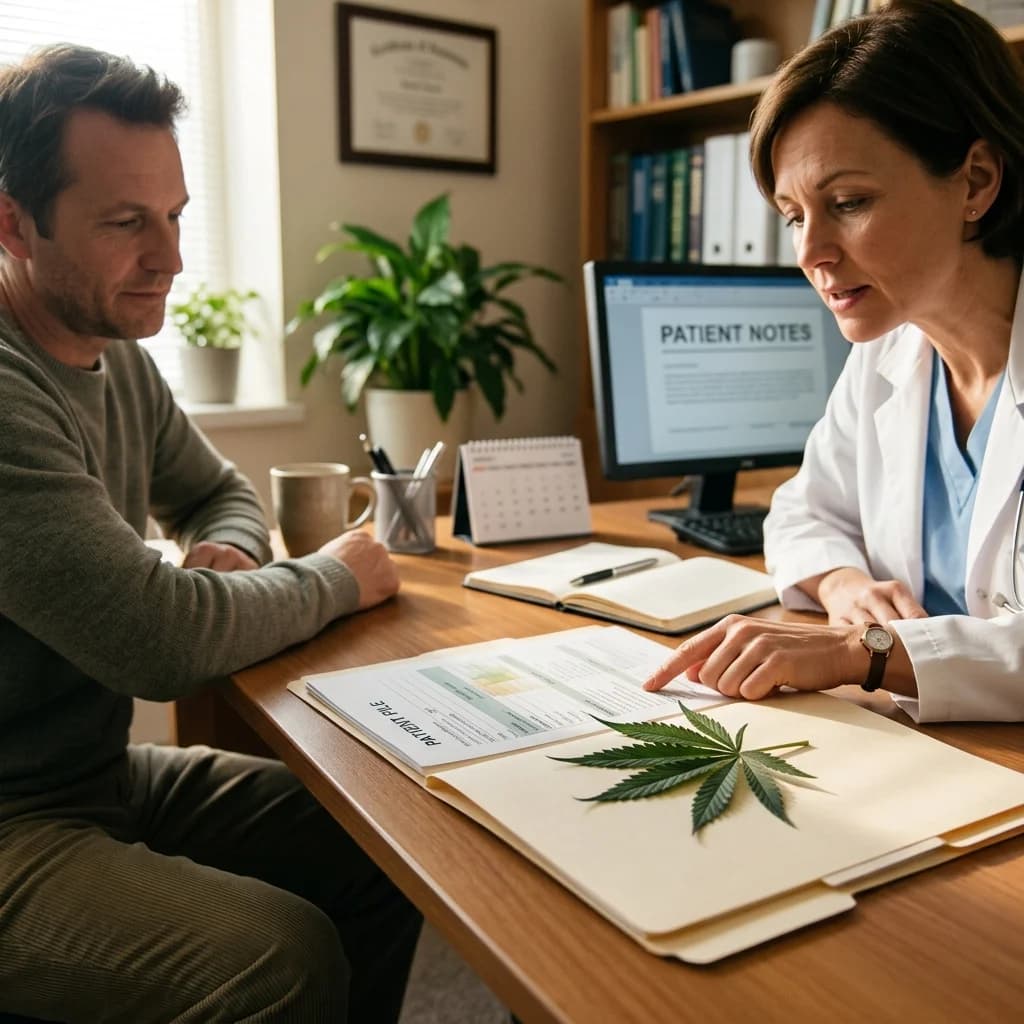 Talking to a doctor about medical cannabis
